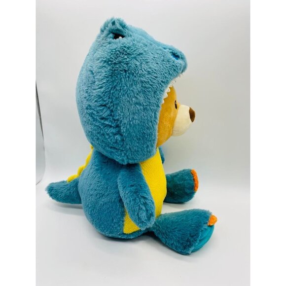 Spark Create Imagine Teddy Bear in Blue and Yellow Dinosaur Costume 19" Plush - Picture 4 of 9